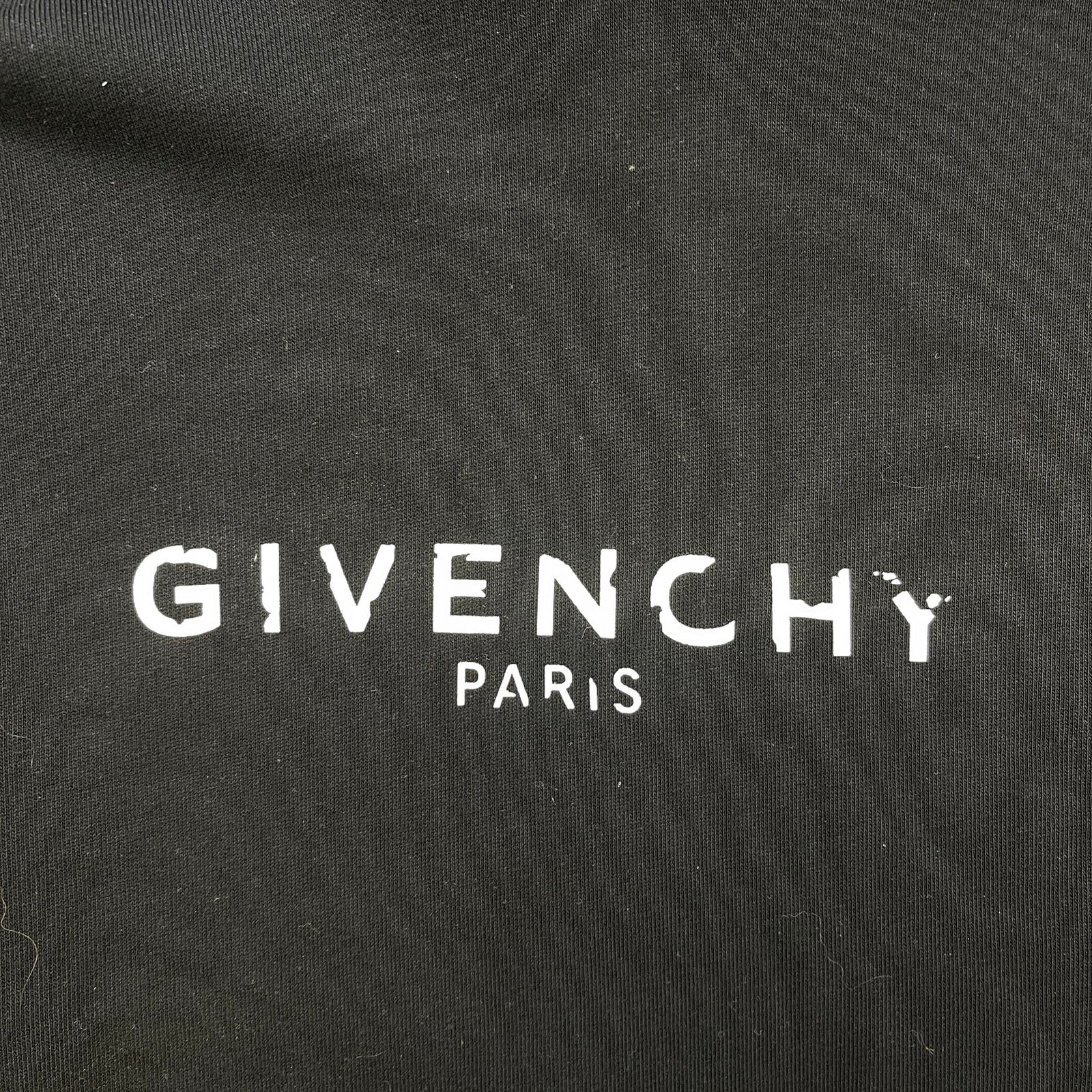Men's Logo Print Hoodie Black Size S - Photo 7