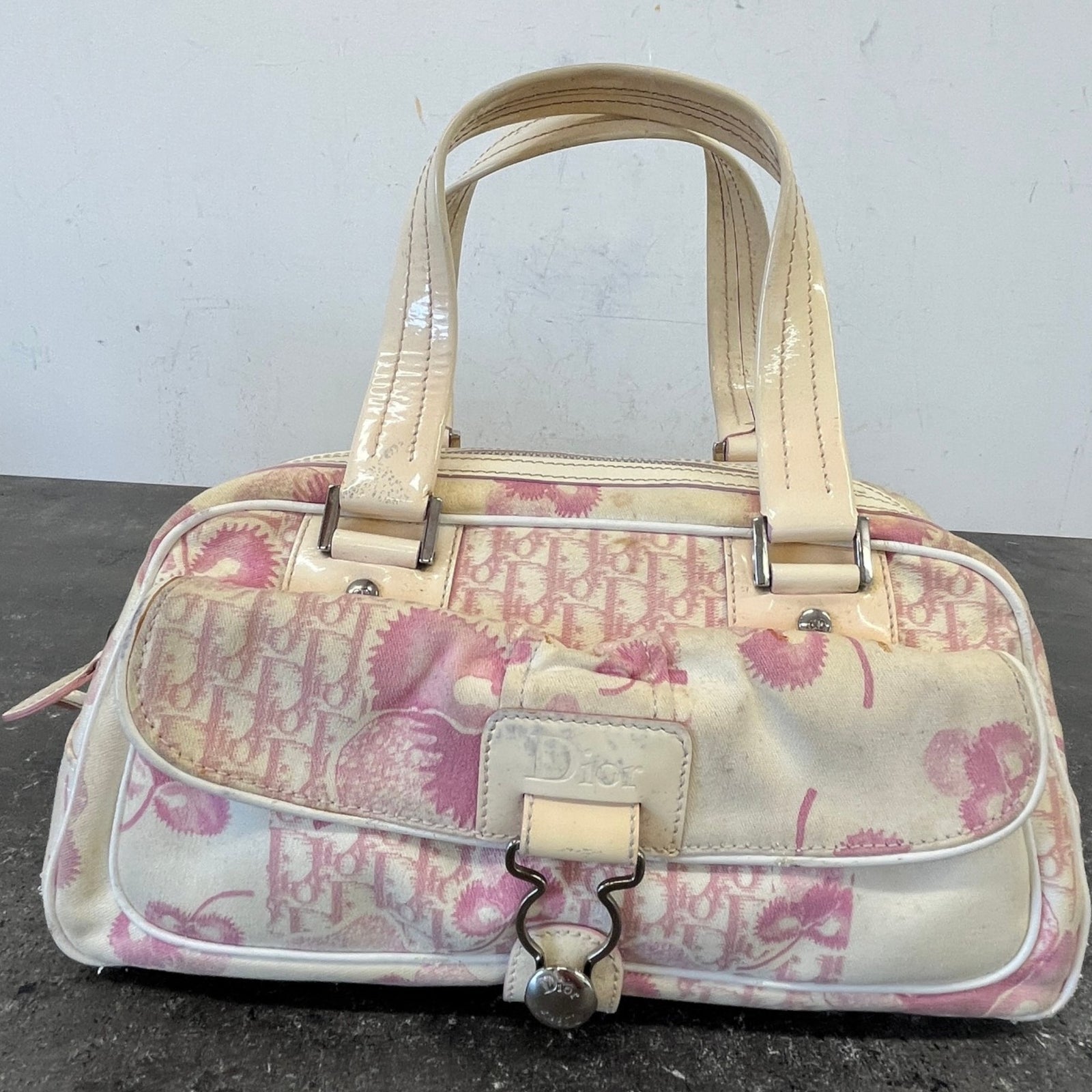 Women's Cherry Blossom Boston Bag Pink - Photo 14
