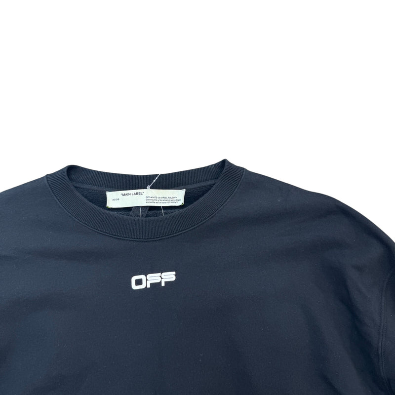Men's Tape Arrow Logo Sweatshirt Black Size L