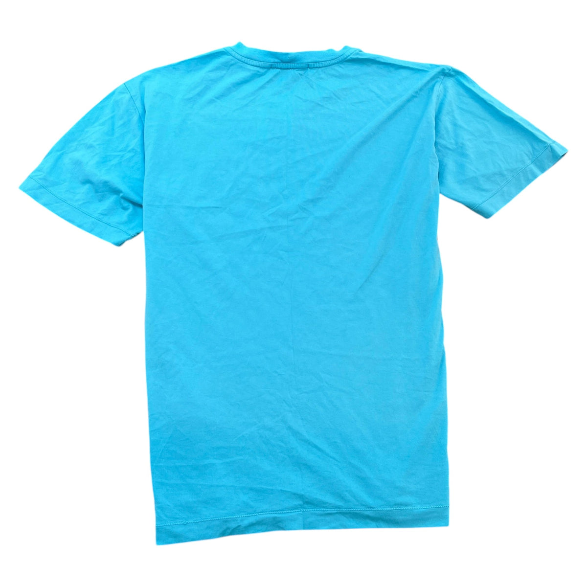 Men's Patch Logo T-Shirt Blue Size L - Photo 2