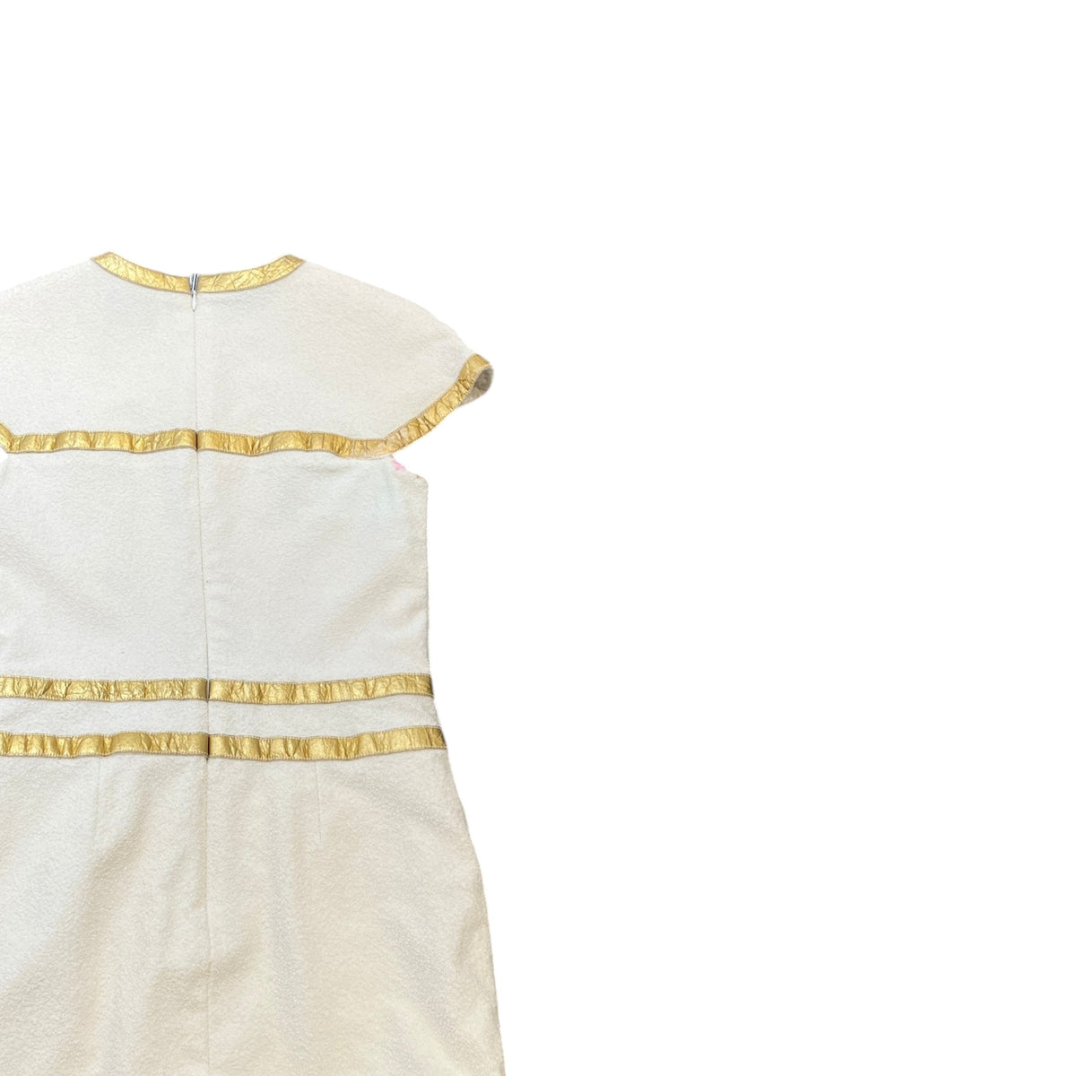 Women's Métiers d'Art Egyptomania Dress White Size M / UK 10 - Photo 4