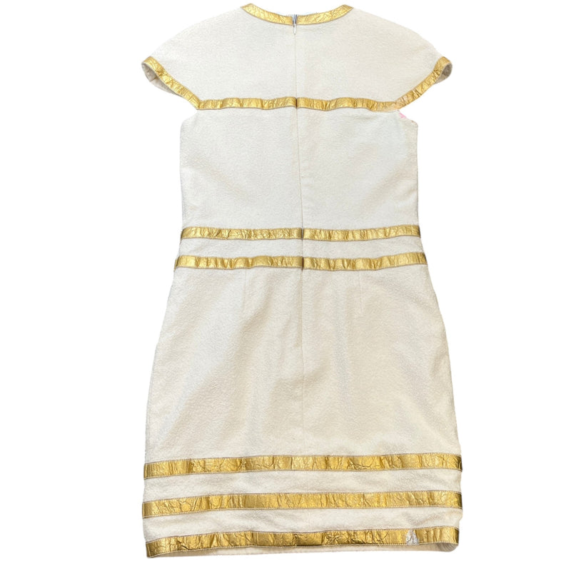 Women's Métiers d'Art Egyptomania Dress White Size M / UK 10