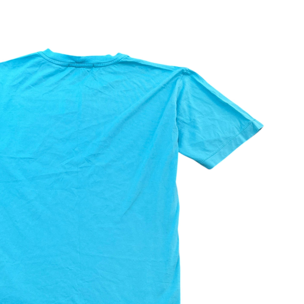 Men's Patch Logo T-Shirt Blue Size L - Photo 4