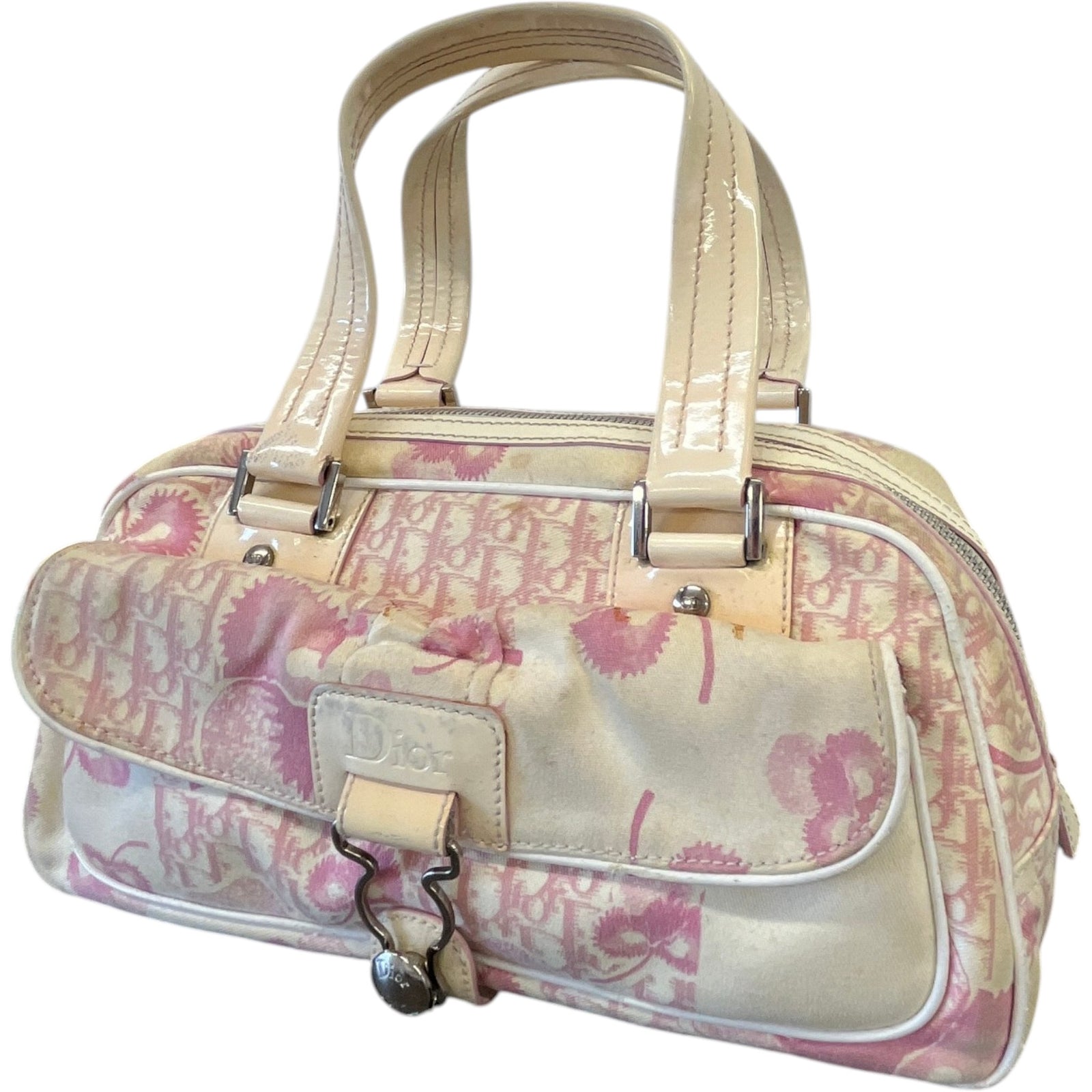 Women's Cherry Blossom Boston Bag Pink - Photo 4