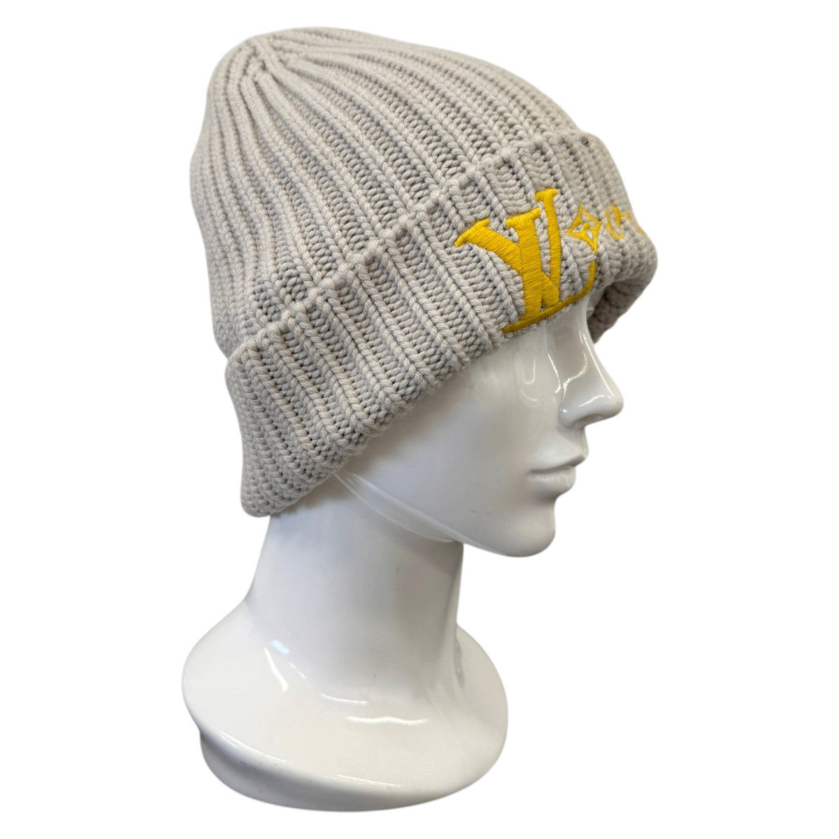 Men's LV Vers Beanie Grey - Photo 3