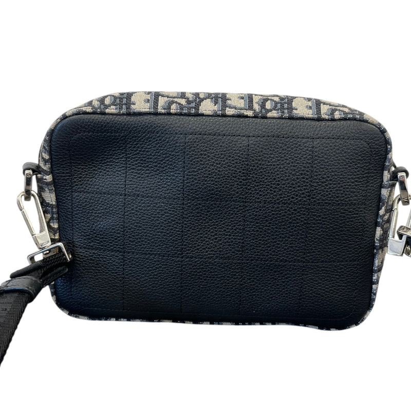Men's Oblique Safari Messenger Bag Navy