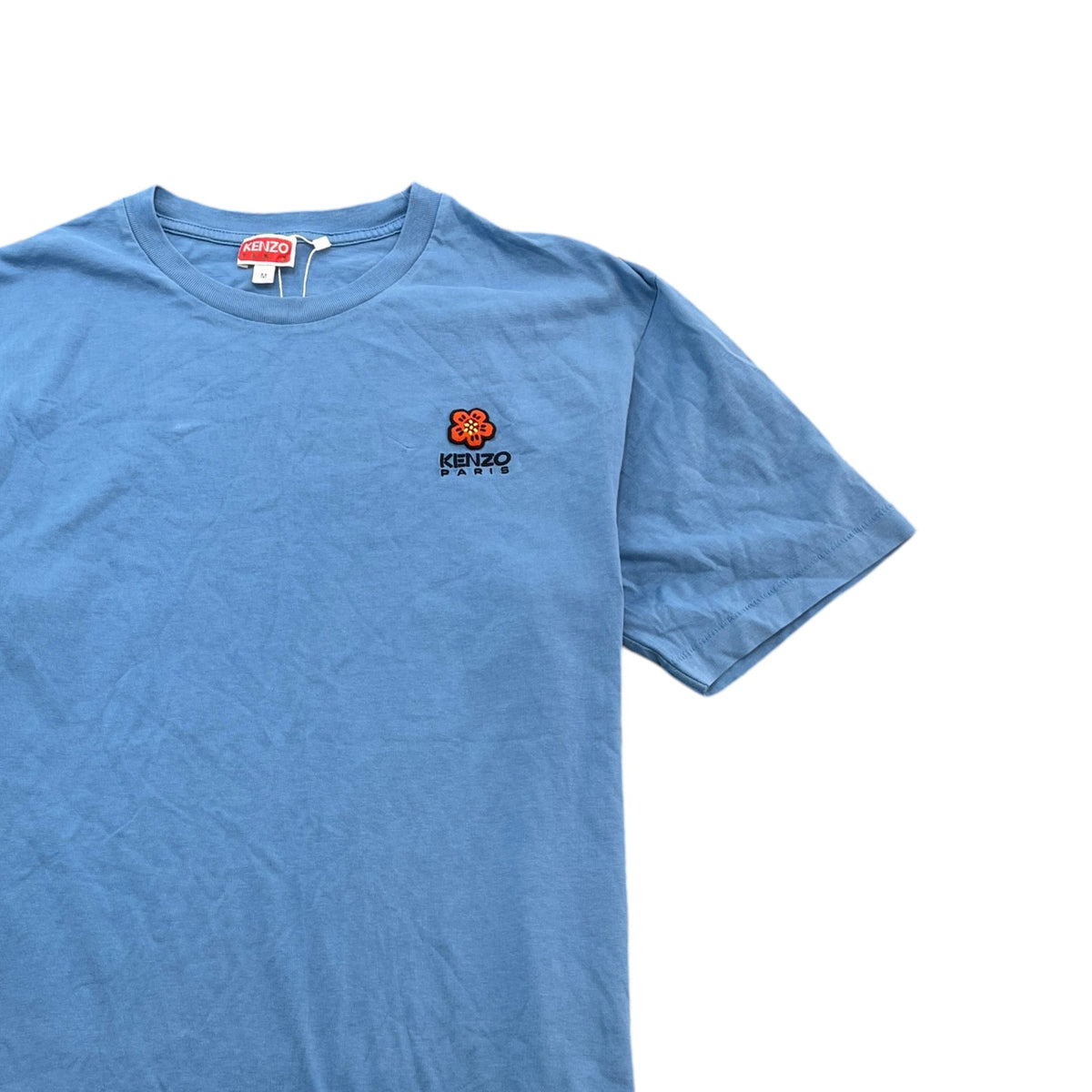 Men's Boke Flower Crest T-Shirt Blue Size M - Photo 3