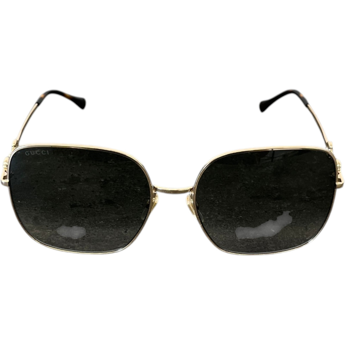Women's Horsebit Sunglasses Gold - Photo 1