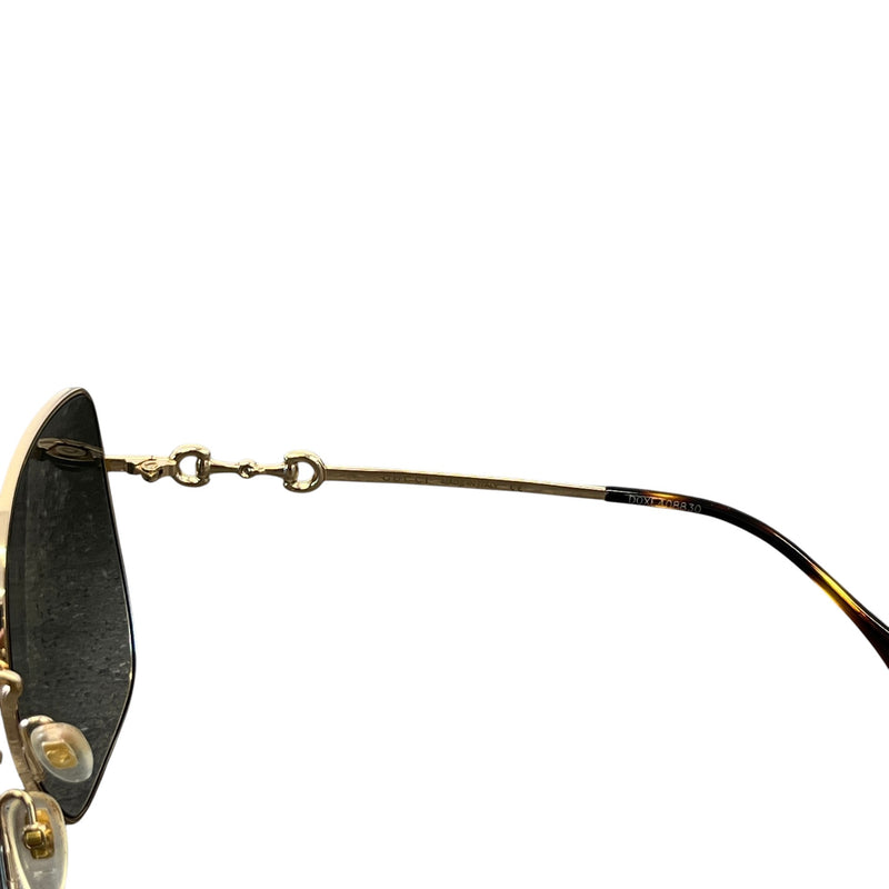 Women's Horsebit Sunglasses Gold