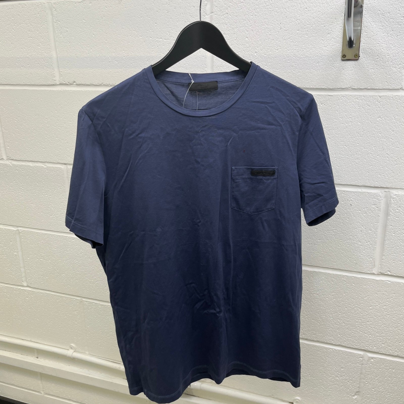 Men's Pocket Logo T-Shirt Navy Size M - Photo 7