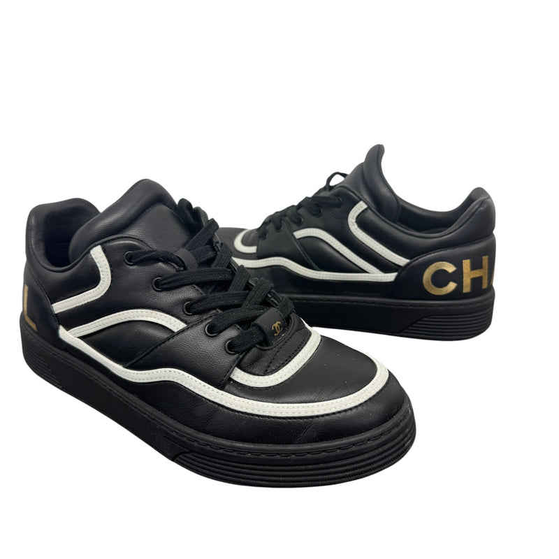 Women's Logo Low Trainers Black Size EU 37.5 / UK 4.5