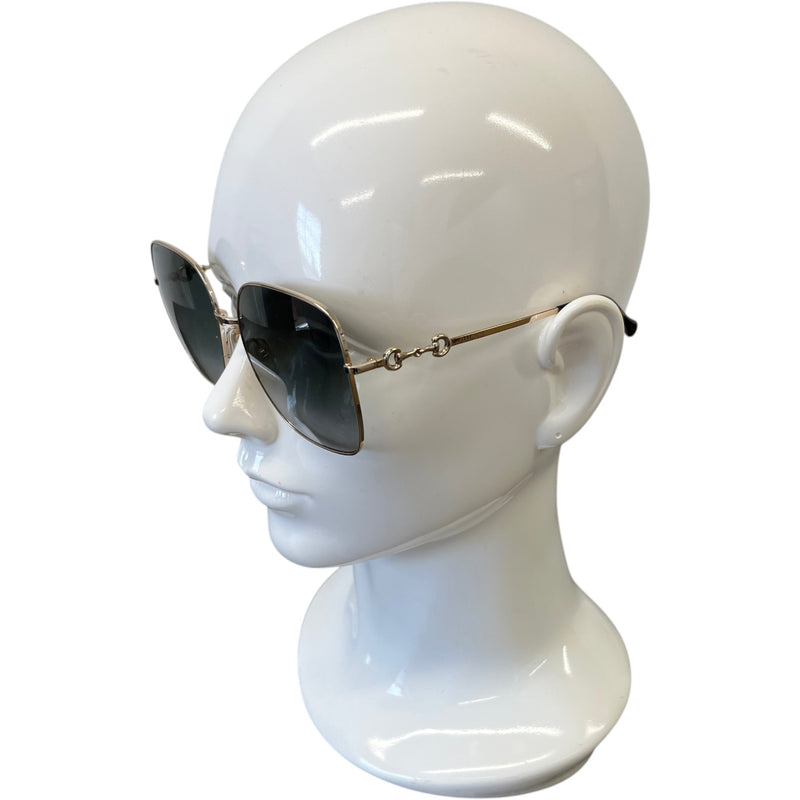 Women's Horsebit Sunglasses Gold