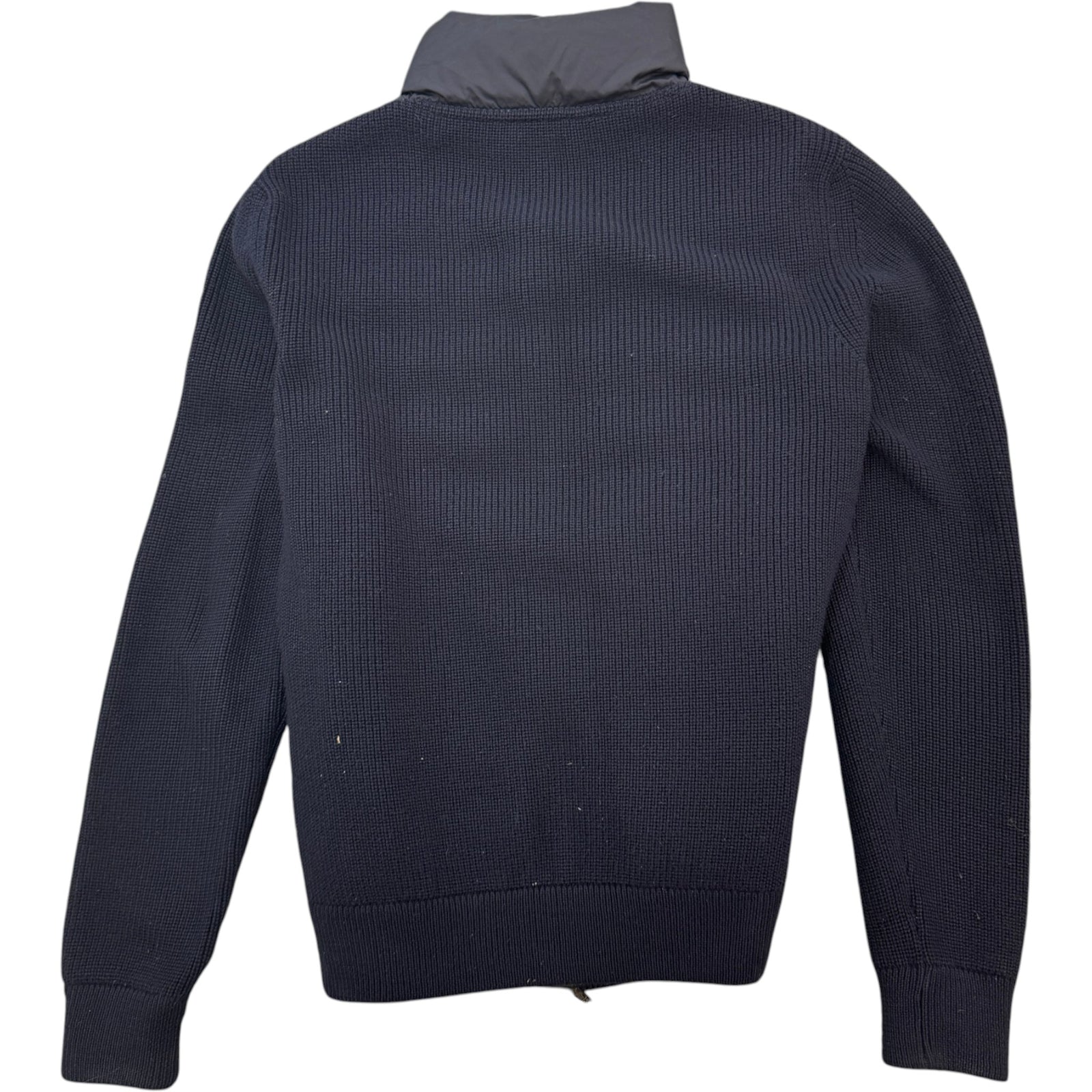Men's Maglione Tricot Cardigan Down Jacket Navy Size 1 / S - Photo 2