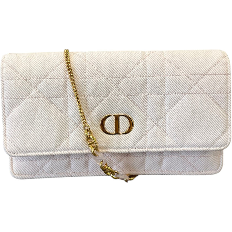 Women's Caro Wallet On Chain Crossbody Bag Pink