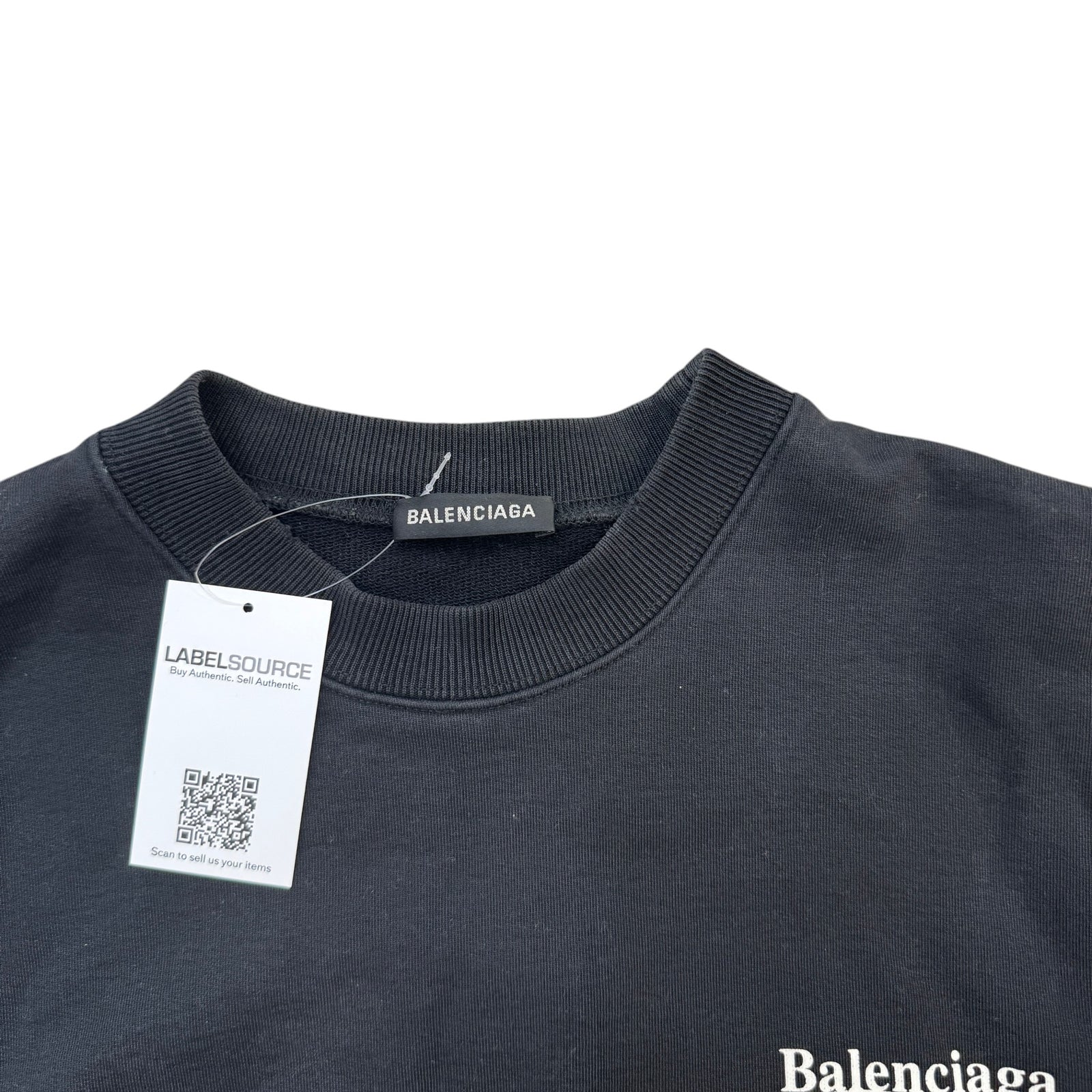 Men's Political Campaign Logo Jumper Black Size M - Photo 6