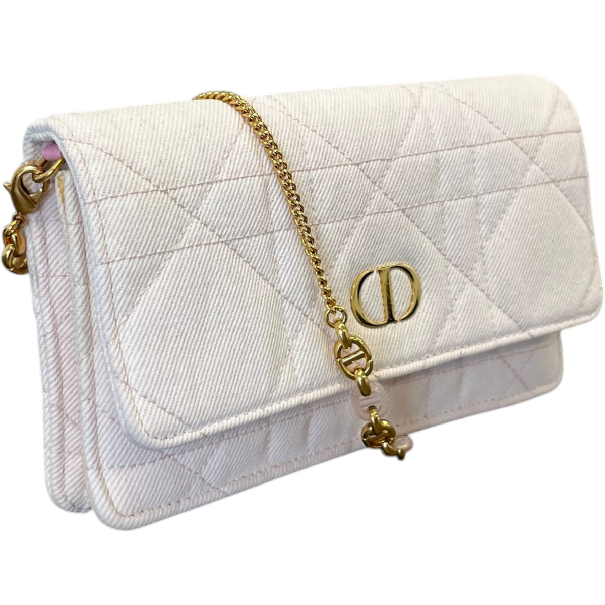 Women's Caro Wallet On Chain Crossbody Bag Pink - Photo 4