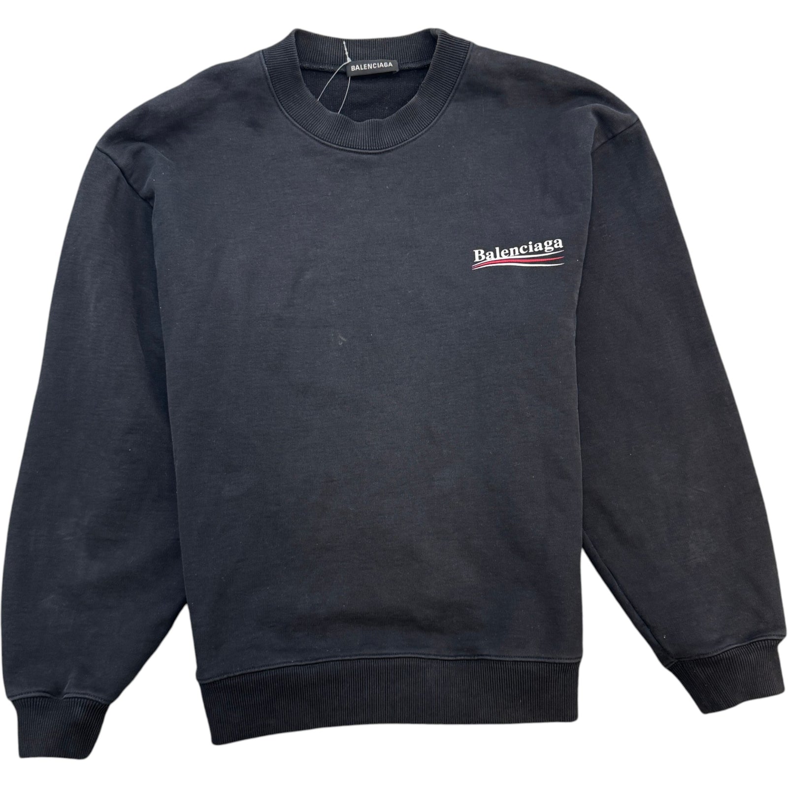 Men's Political Campaign Logo Jumper Black Size M - Photo 1