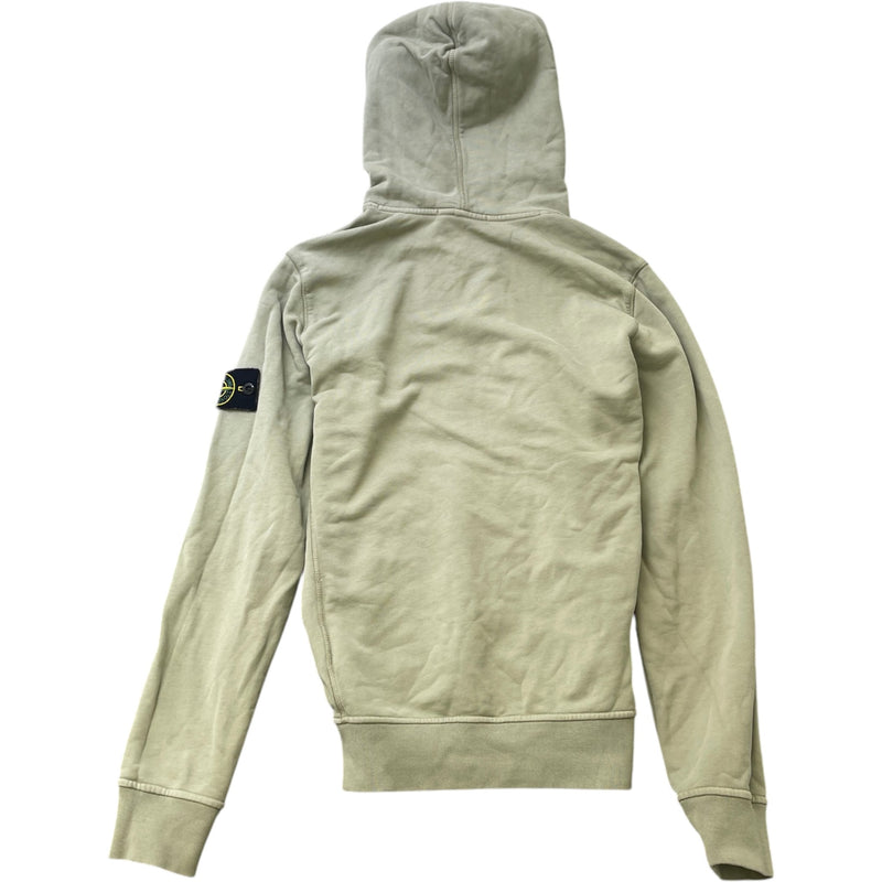 Men's Applique Logo Hoodie Green Size S