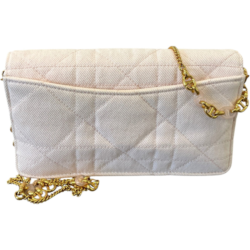 Women's Caro Wallet On Chain Crossbody Bag Pink