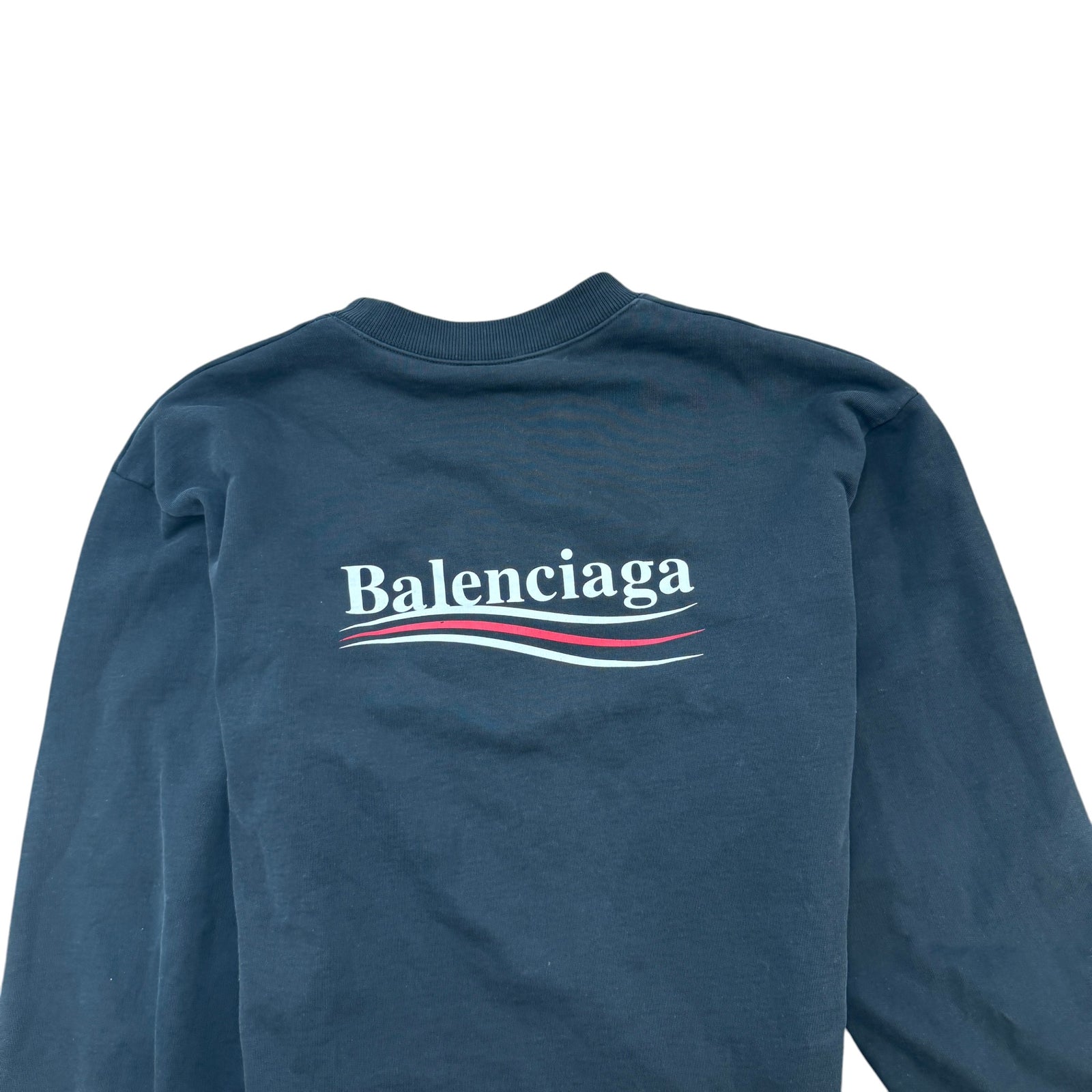 Men's Political Campaign Logo Jumper Black Size M - Photo 4