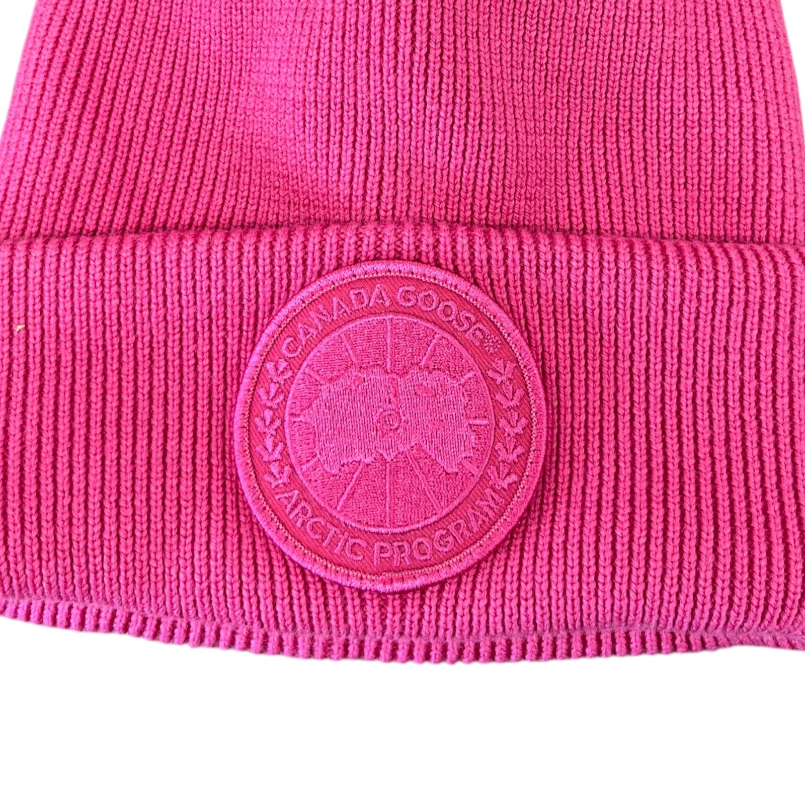 Women's Logo Beanie Hat Pink - Photo 5
