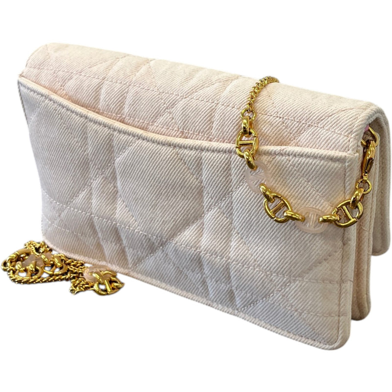 Women's Caro Wallet On Chain Crossbody Bag Pink