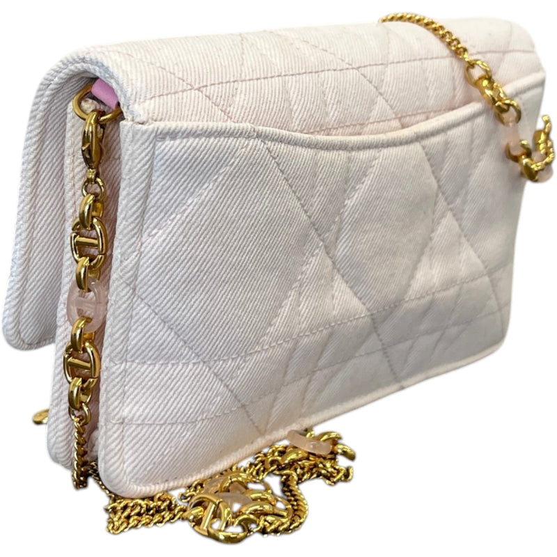 Women's Caro Wallet On Chain Crossbody Bag Pink
