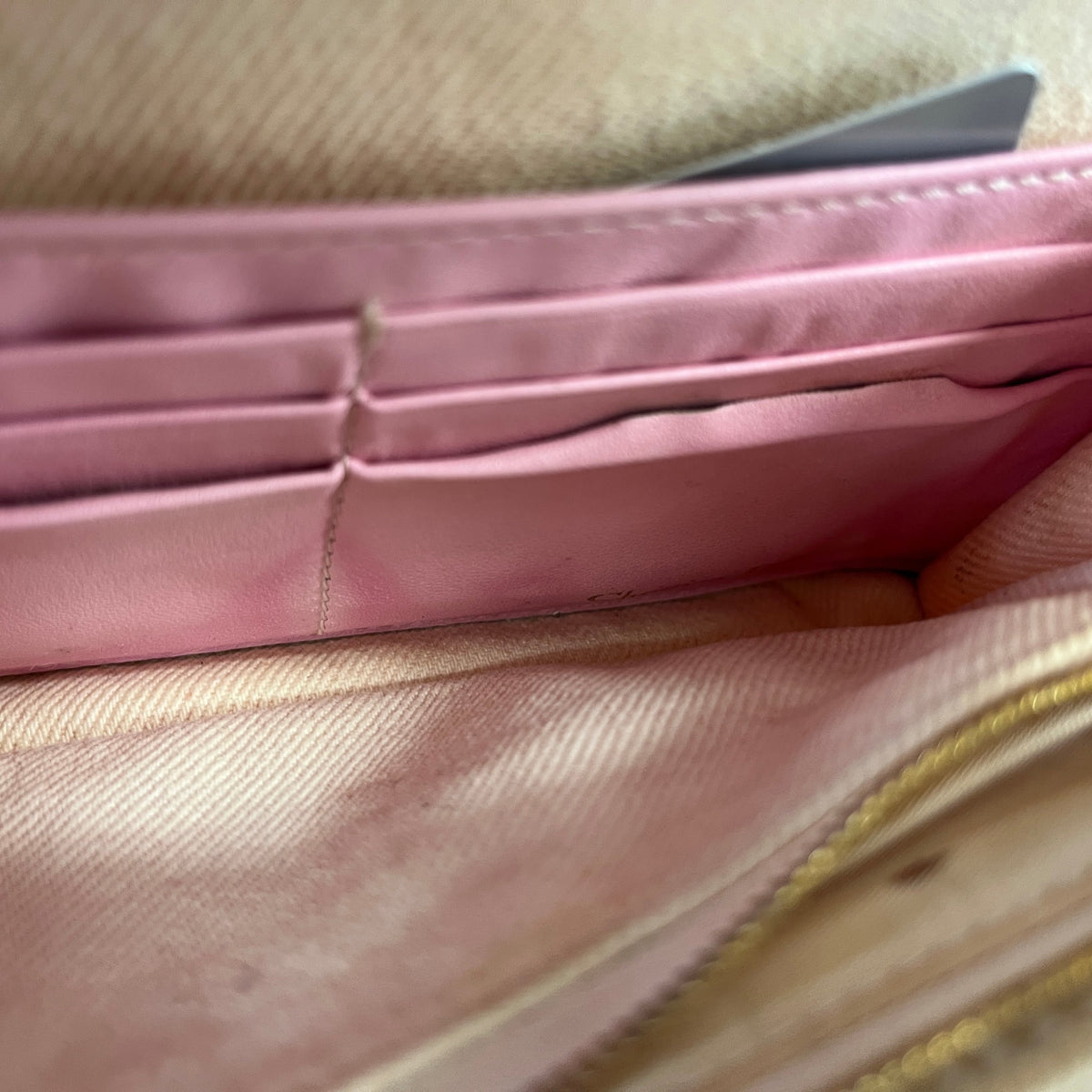 Women's Caro Wallet On Chain Crossbody Bag Pink - Photo 11