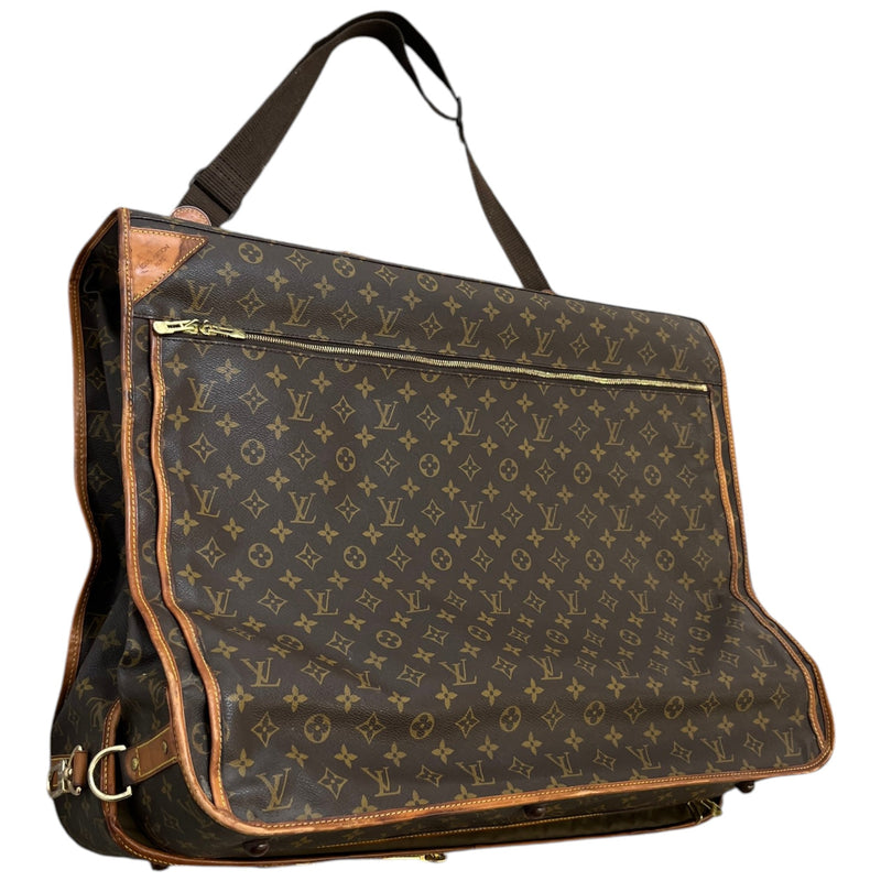Men's Monogram Garment Carrier Travel Bag Brown