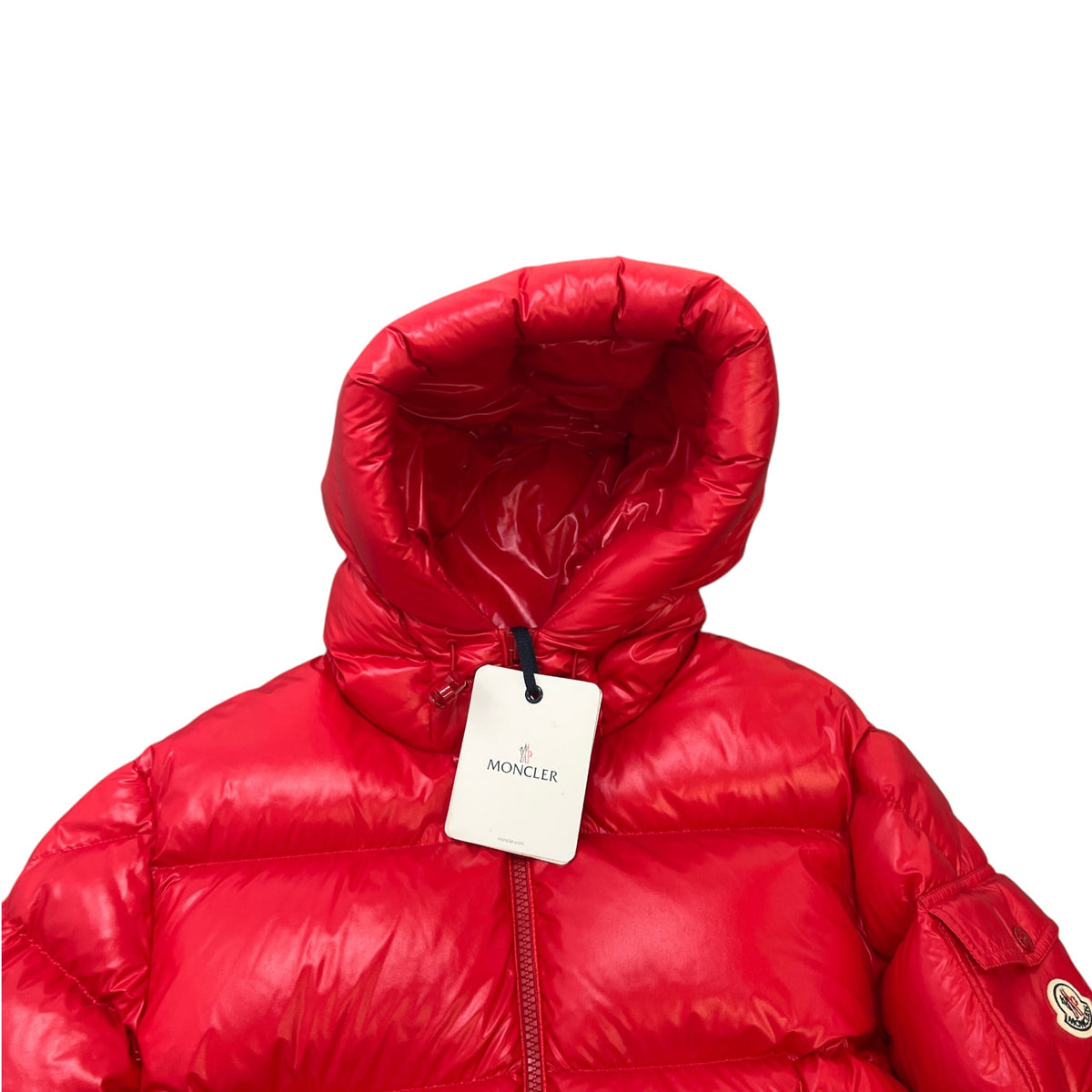 Men's Ecrins Hooded Down Jacket Red Size 3 / L - Photo 5