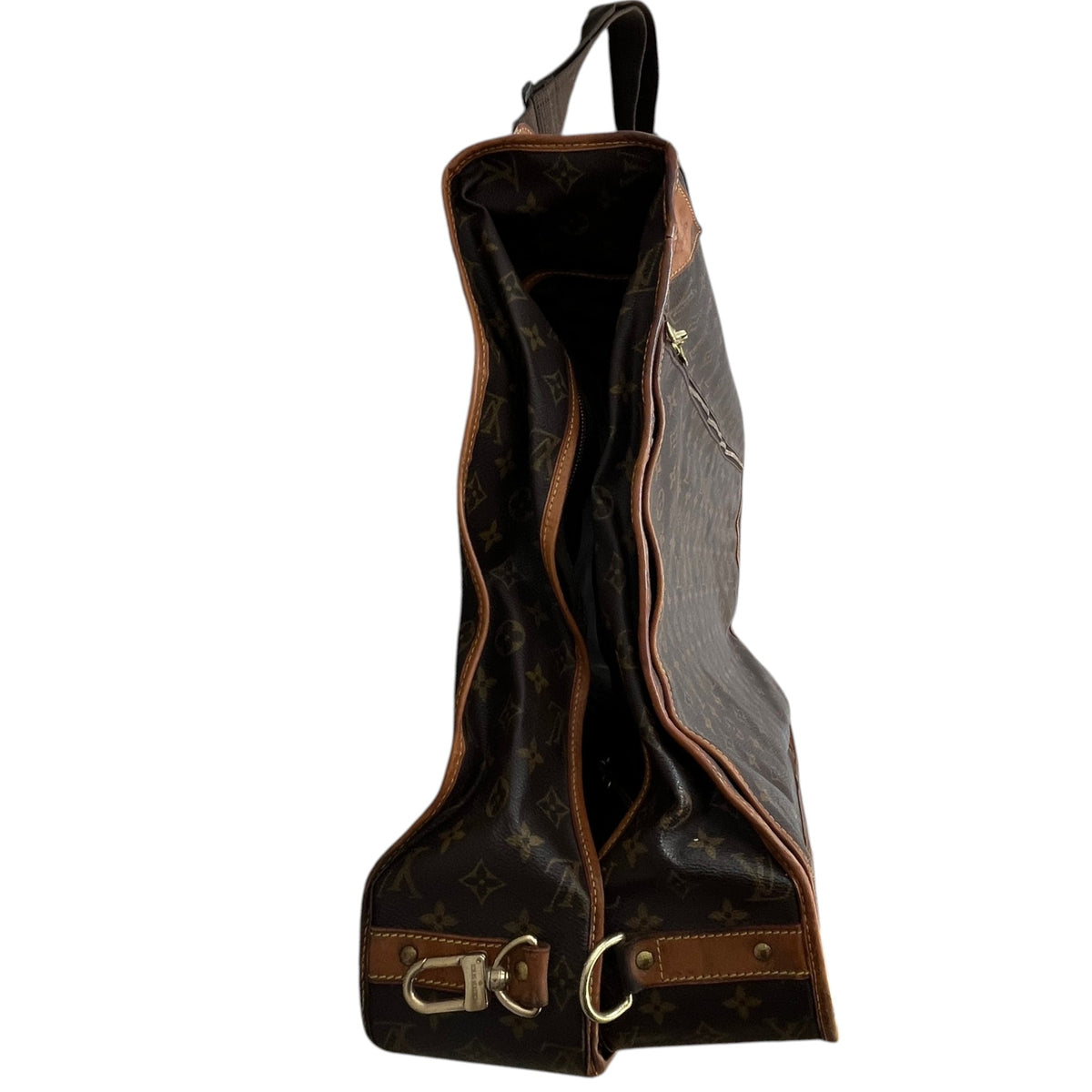Men's Monogram Garment Carrier Travel Bag Brown - Photo 4