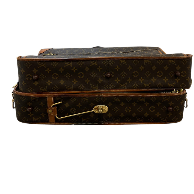 Men's Monogram Garment Carrier Travel Bag Brown