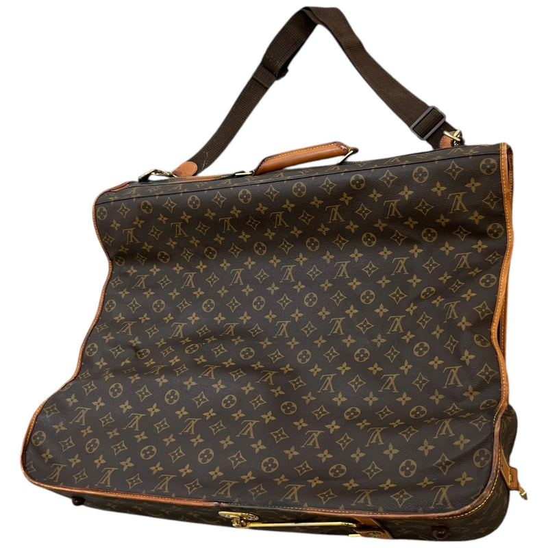 Men's Monogram Garment Carrier Travel Bag Brown