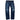 Men's Distressed Skinny Plaque Logo Jeans Blue Size IT 50 / UK 34