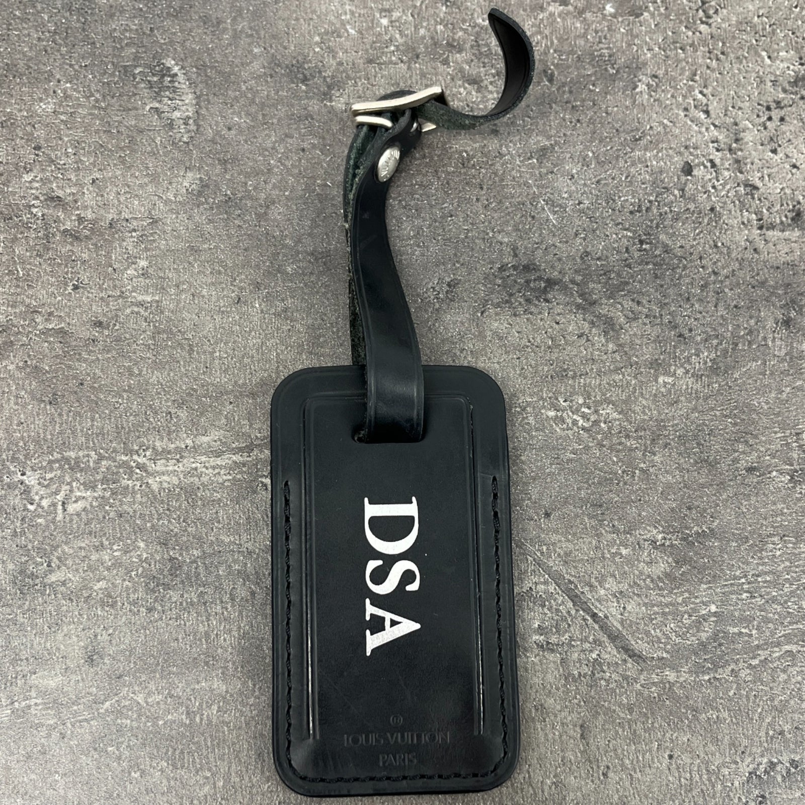Men's Dsa Initials Luggage Tag Black - Photo 6
