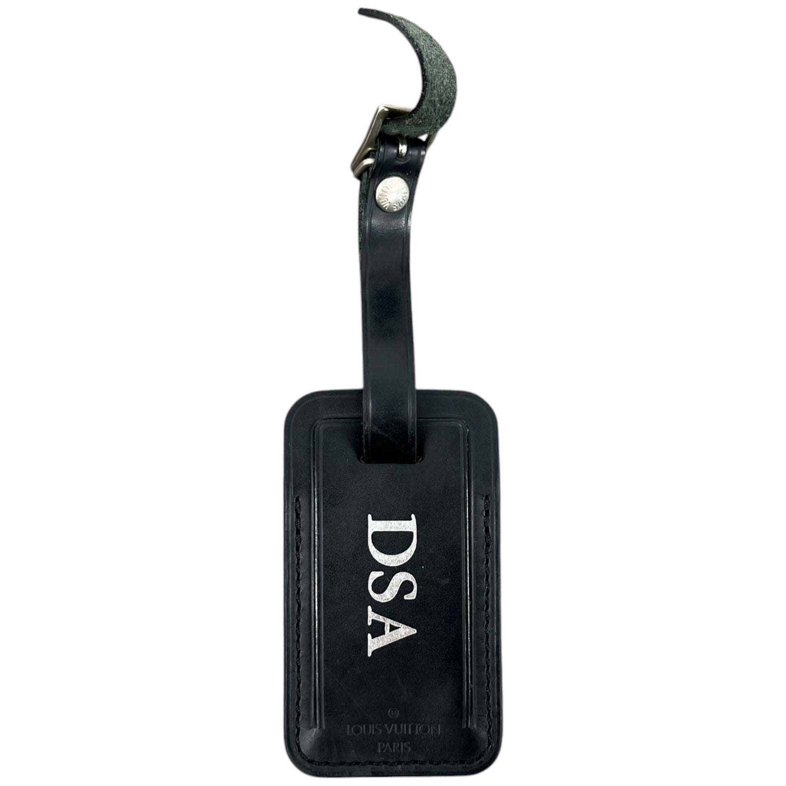 Men's Dsa Initials Luggage Tag Black - Photo 1