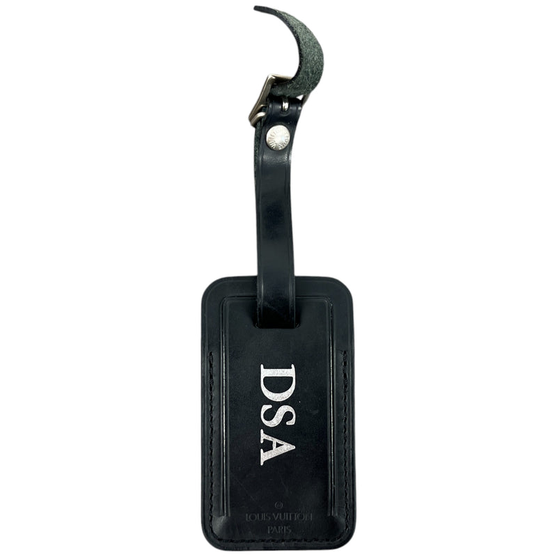 Men's Dsa Initials Luggage Tag Black