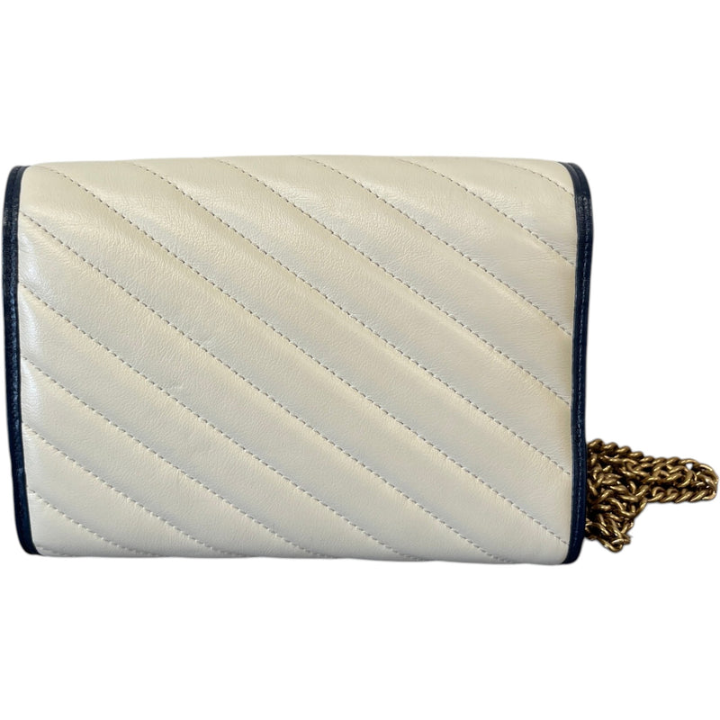 Women's GG Marmont WOC Crossbody Bag Cream