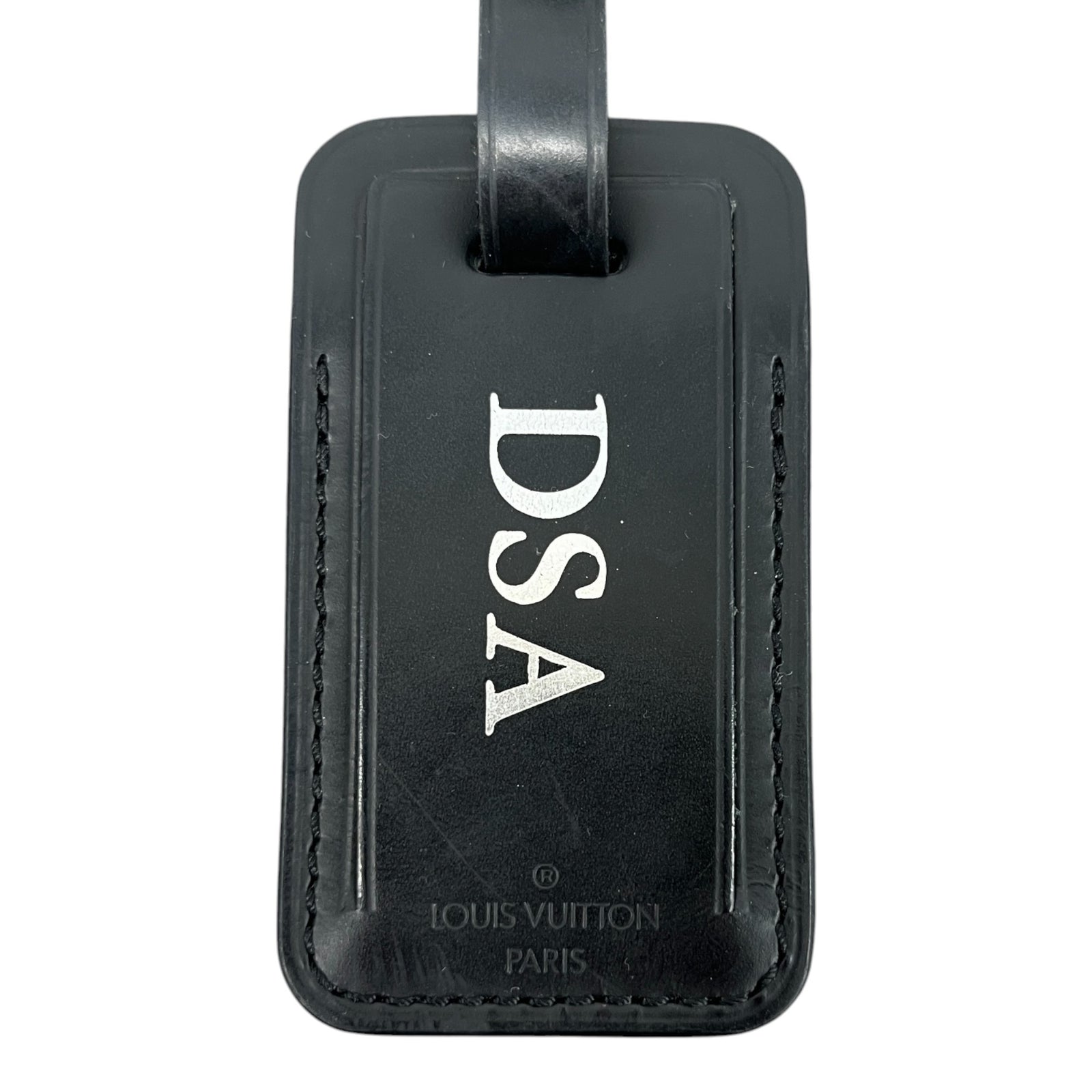 Men's Dsa Initials Luggage Tag Black - Photo 3