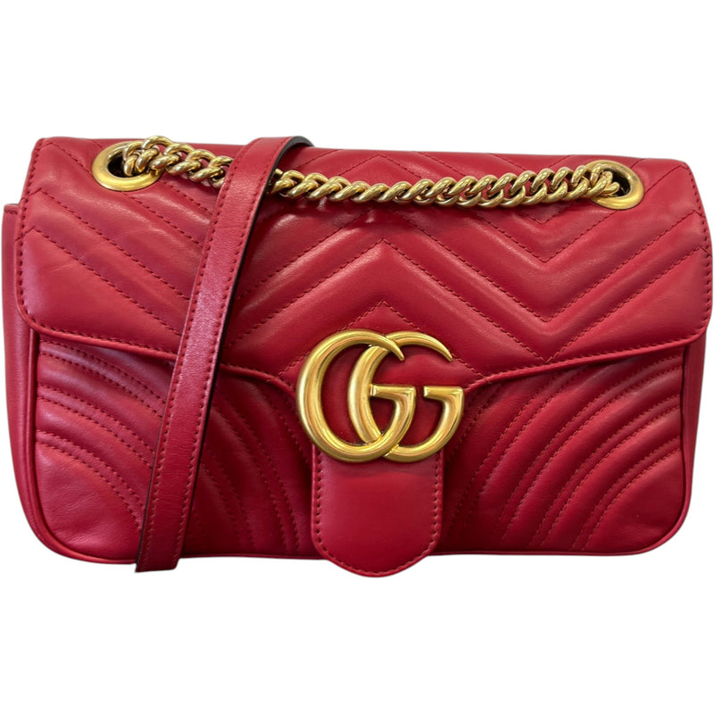 Women's Gg Marmont Small Bag Red