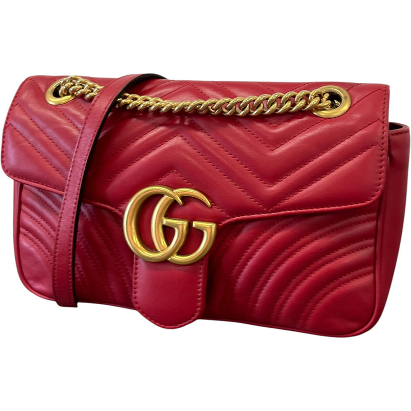 Women's Gg Marmont Small Bag Red