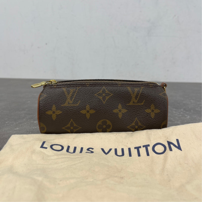 Women's Monogram Vintage Trousse Rondo Pouch Brown