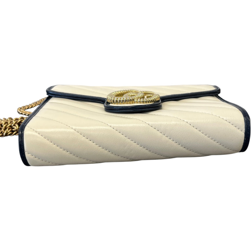 Women's GG Marmont WOC Crossbody Bag Cream