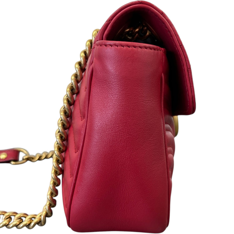 Women's Gg Marmont Small Bag Red