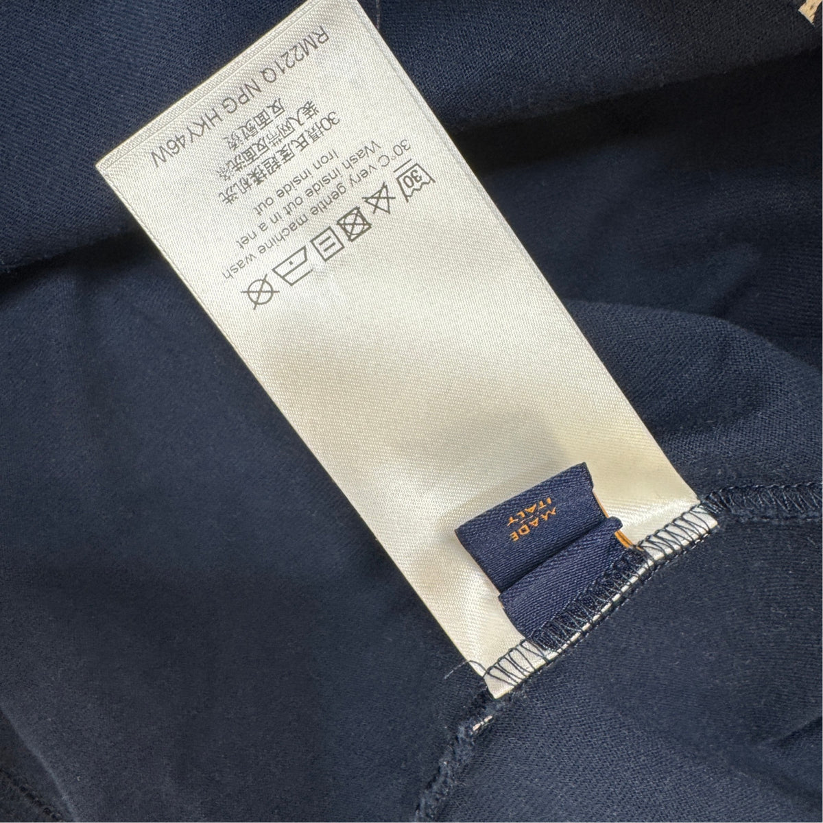 Men's LVSE Monogram Gradient T-Shirt Navy Size S - Photo 6
