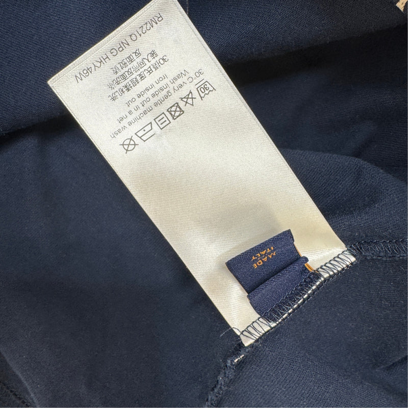 Men's LVSE Monogram Gradient T-Shirt Navy Size S