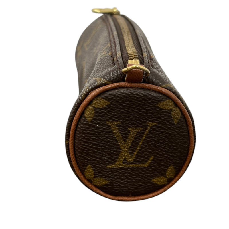 Women's Monogram Vintage Trousse Rondo Pouch Brown