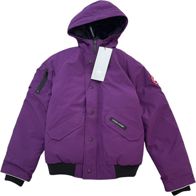 Girl's Junior Rundle Bomber Down Jacket Purple Size 16 years
