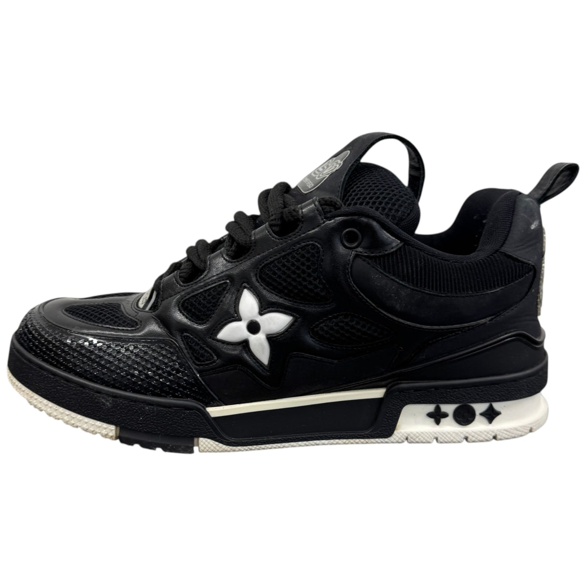 Men's LV Skate Low Trainers Black Size UK 7.5 / EU 41.5 - Photo 5
