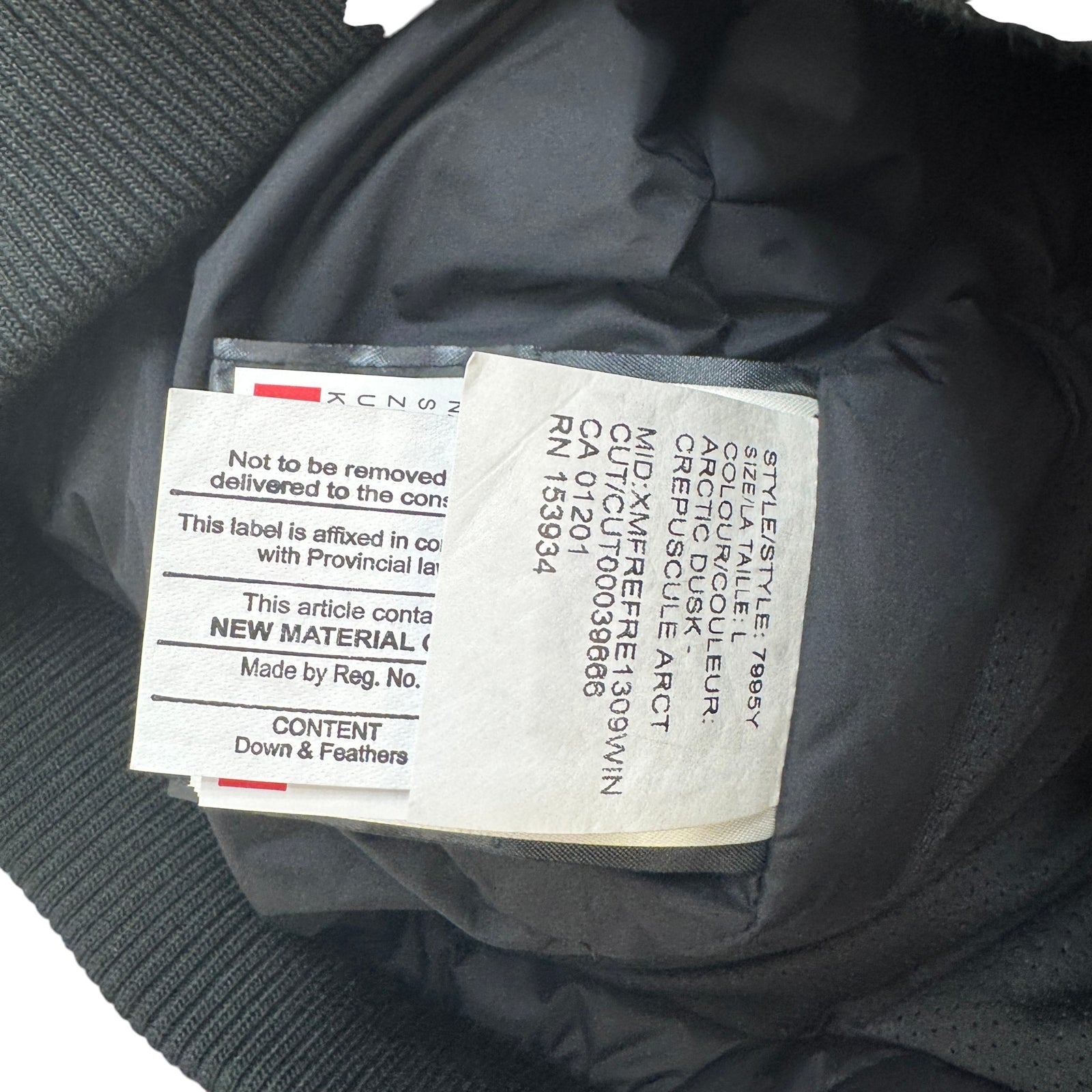 Girl's Junior Rundle Bomber Down Jacket Purple Size 16 years - Photo 5